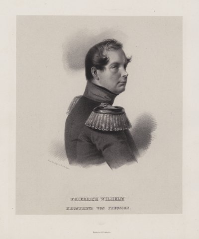 Frigyes Vilmos porosz koronaherceg (litho) alkotó: German School