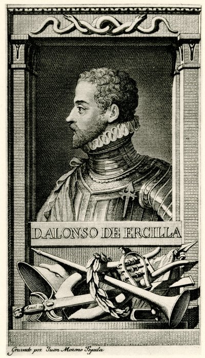 Don Alonso de Ercilla és Zuniga alkotó: German School
