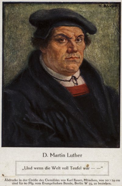Dr. Luther Márton alkotó: German School