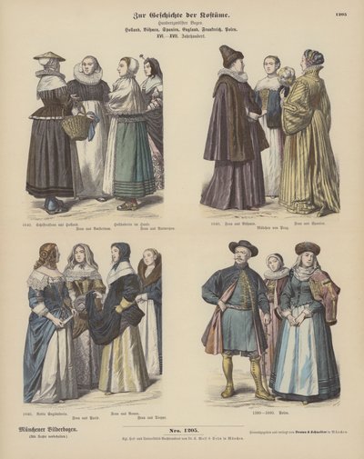 Holland, cseh, spanyol, angol, francia és lengyel, jelmezek alkotó: German School