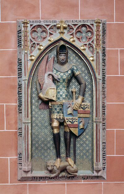 Rudolph von Sachsenhausen képmása (polikróm homokkő) alkotó: German School