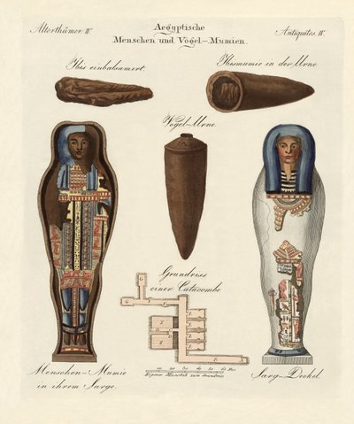 Egyiptomi múmiák alkotó: German School