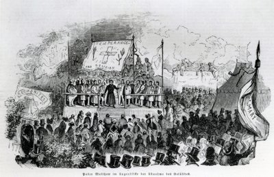 Máté atya, Mértékletesség és vallás, 19. század alkotó: German School