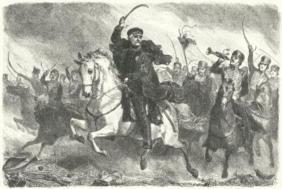 Blucher tábornagy a Ligny-i csatában alkotó: German School