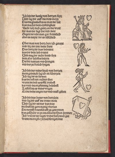 Jóslatok a játékkártyákból, 1510 körül alkotó: German School