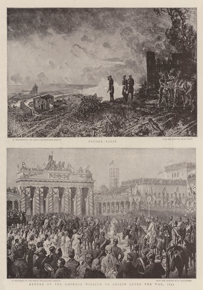 Francia-porosz háború (litho) alkotó: German School