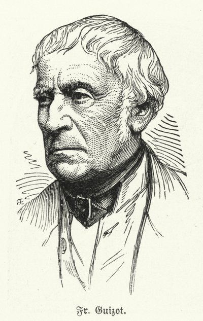 Francois Guizot francia történész és államférfi (litho) alkotó: German School