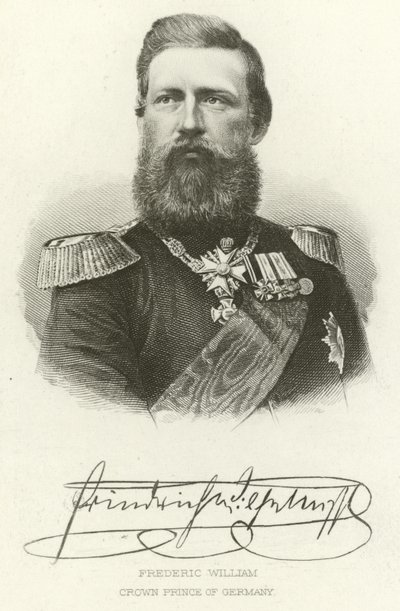 Frigyes Vilmos német trónörökös alkotó: German School