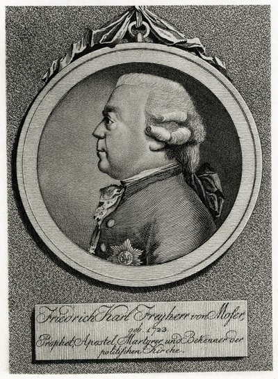 Friedrich Karl von Moser alkotó: German School