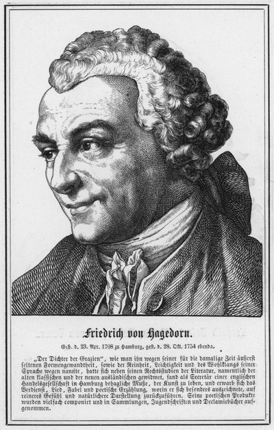 Friedrich von Hagedorn (metszet) alkotó: German School