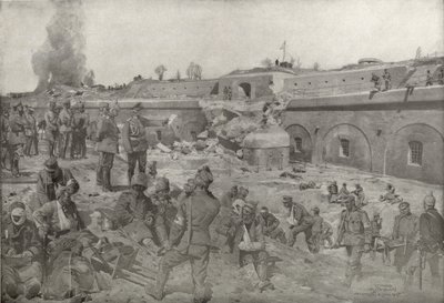 Von Mackensen tábornok felkeresi a przemysli Augen erődöt alkotó: German School