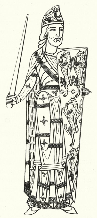 Geoffrey Plantagenet, Anjou grófja (metszet) alkotó: German School