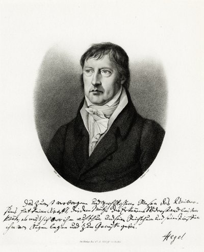 Georg Wilhelm Friedrich Hegel, 1884-90 (fénykép) alkotó: German School