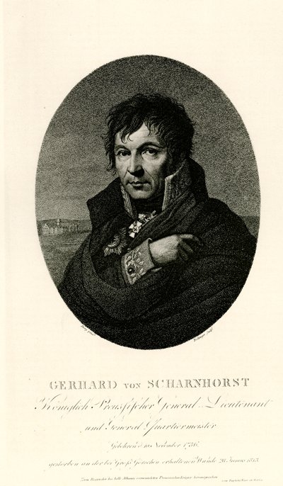 Gerhard Johann David von Scharnhorst, 1884-90 alkotó: German School
