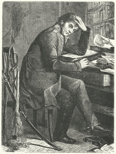 Gerhard von Scharnhorst német tábornok és a porosz hadsereg reformátora (metszet) alkotó: German School