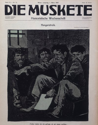A Die Muskete című német vígjáték folyóirat 1907-ben jelent meg. alkotó: German School