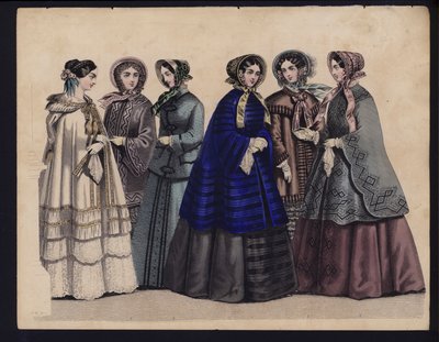 Német divatlemez, 19. század közepe alkotó: German School