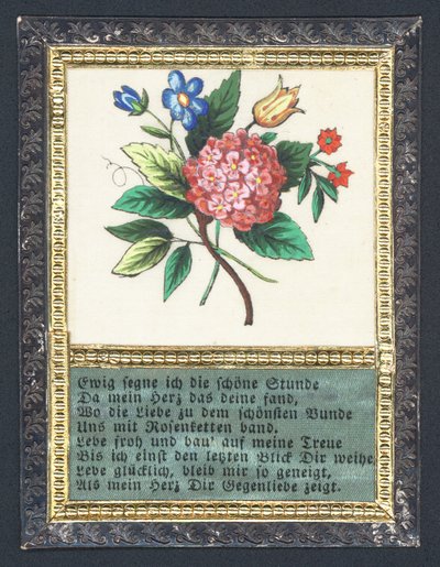Német üdvözlőlap alkotó: German School