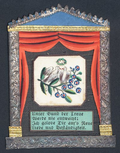 Német üdvözlőlap alkotó: German School