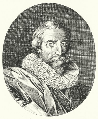 Giambattista Marino, olasz költő (metszet) alkotó: German School