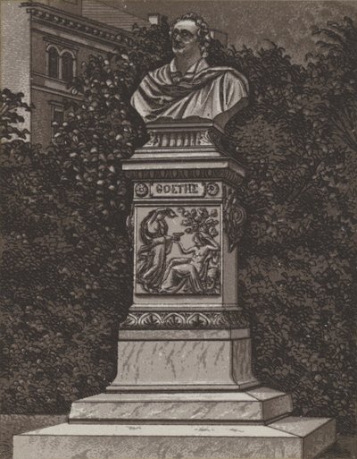 Goethe-Denkmal (litho) alkotó: German School