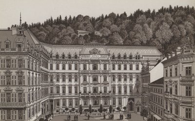 Grand Hotel Pupp (litho) alkotó: German School