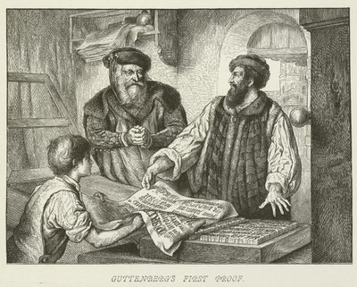Guttenberg első bizonyítéka alkotó: German School