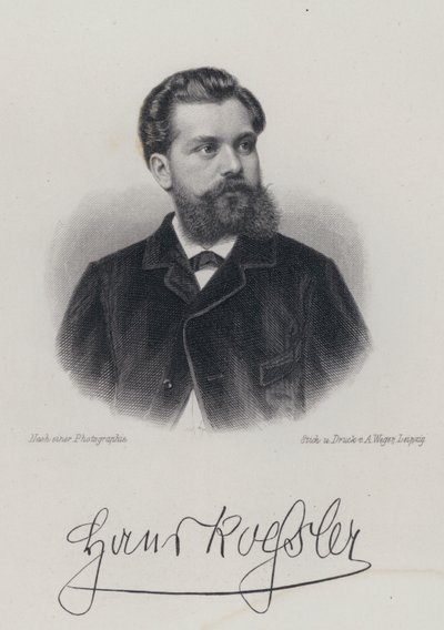 Hans von Koessler német zeneszerző, karmester és zenetanár (metszet) alkotó: German School