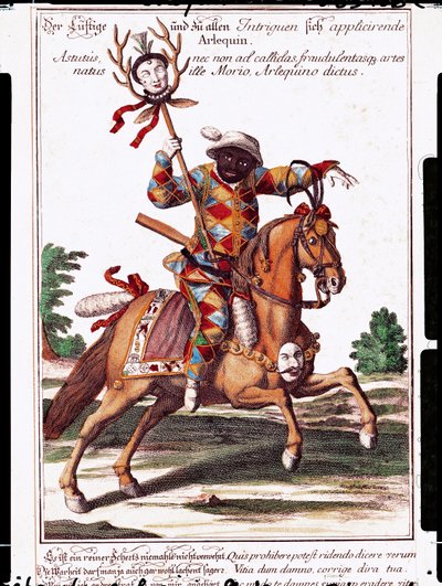 Harlekin lóháton alkotó: German School