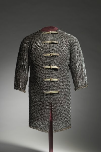 Hauberk, c.1400-1450 (steel and brass rings, riveted with modern buckles and straps) alkotó: German School
