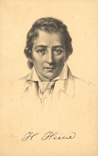 Heinrich Heine (litográfia) alkotó: German School