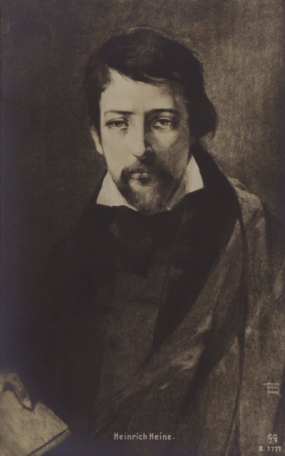 Heinrich Heine, német költő. (litográfia) alkotó: German School
