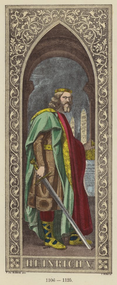 Heinrich V alkotó: German School