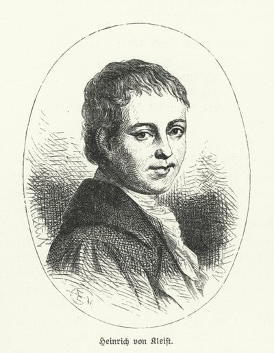 Heinrich von Kleist német költő, drámaíró, regény- és novellaíró (litho) alkotó: German School