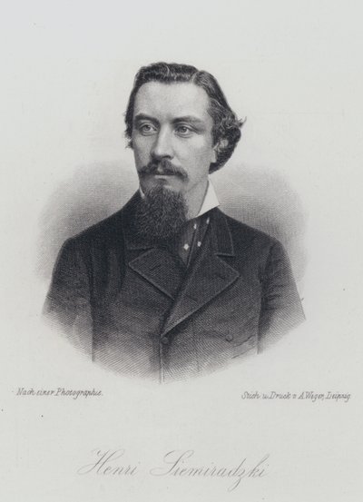 Henryk Siemiradzki, lengyel művész (metszet) alkotó: German School
