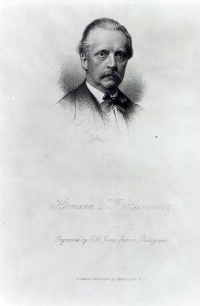 Hermann von Helmholtz, metszett: C.H Jeans alkotó: German School