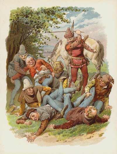 Illusztráció Till Eulenspiegelhez alkotó: German School