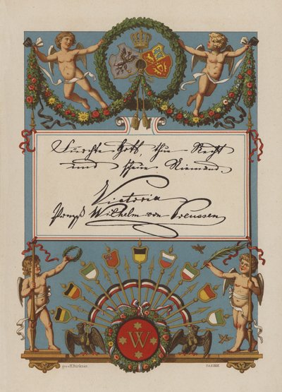 Illusztráció a lánya albumból alkotó: German School