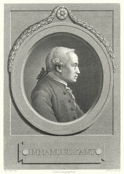 Immanuel Kant német filozófus (metszet) alkotó: German School