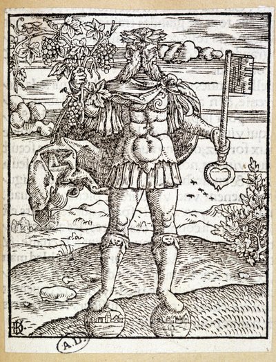 Janus (egyik kezében kulccsal, a másikban szőlőággal) - Németország alkotó: German School