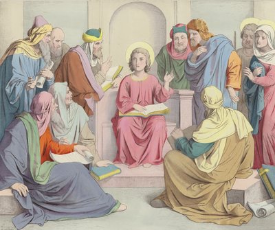 Jézust a templomban találják alkotó: German School