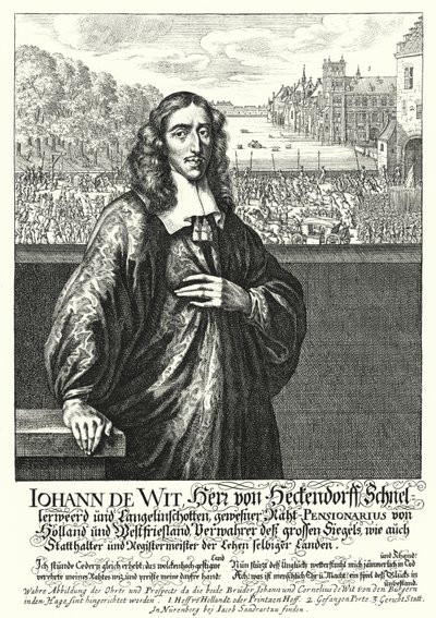 Johan de Witt, holland politikus (metszet) alkotó: German School