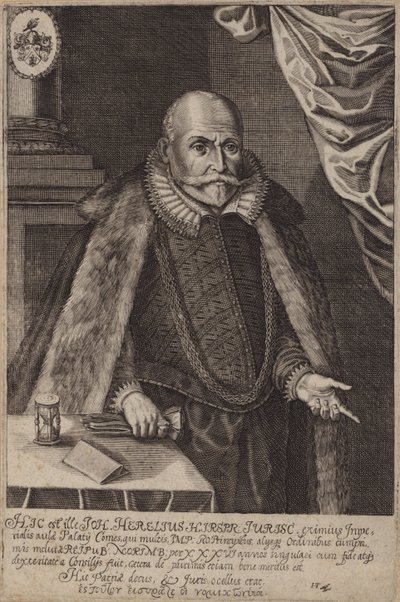 Johann Herel német jogász (metszet) alkotó: German School