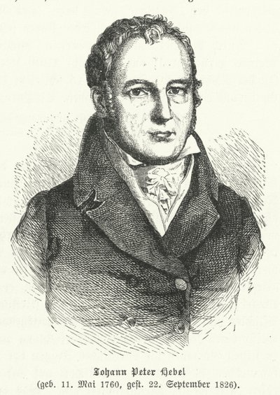 Johann Peter Hebel német költő alkotó: German School