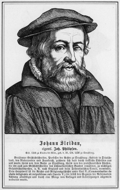 Johann Sleidan (metszet) alkotó: German School