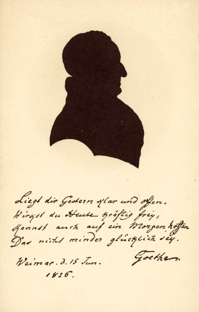 Johann Wolfgang von Goethe (litográfia) alkotó: German School