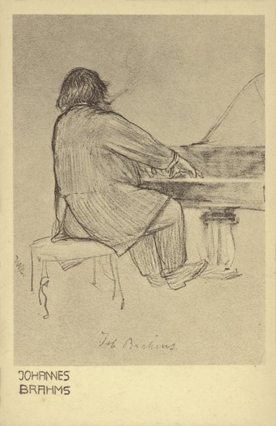 Johannes Brahms zongorázik alkotó: German School