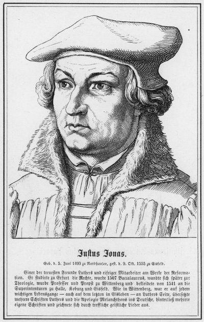 Justus Jonas (metszet) alkotó: German School