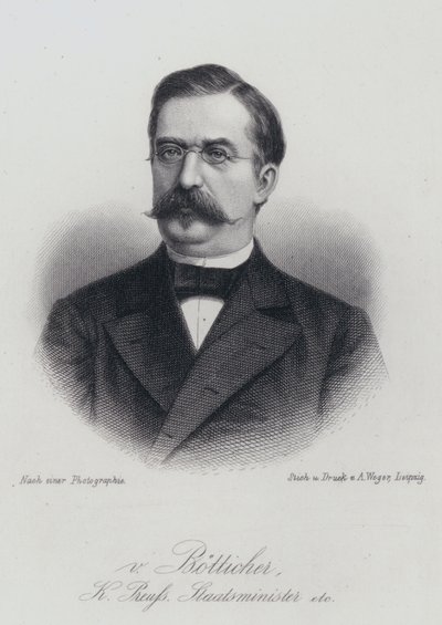 Karl Heinrich von Boetticher német politikus és alkancellár (metszet) alkotó: German School