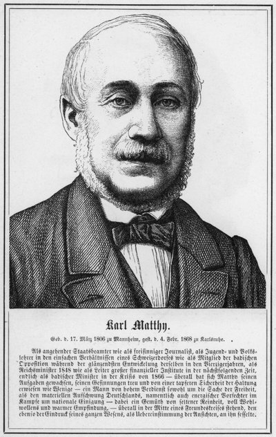 Karl Matthy (metszet) alkotó: German School